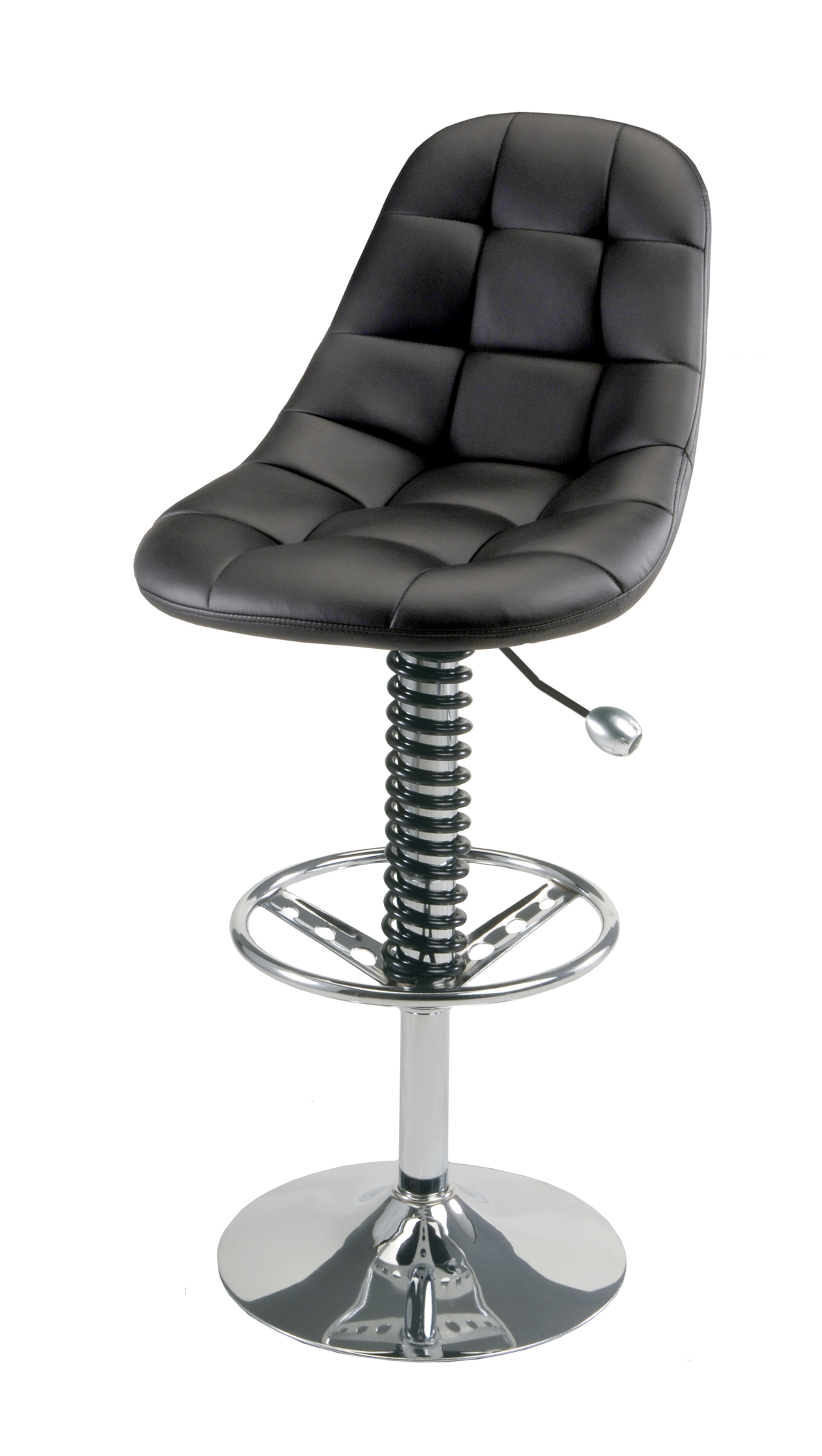 Intro-Tech Automotive, Pitstop Furniture, HR1300B Crew Chair Black, Bar Chair